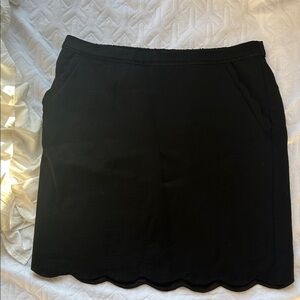 Skies Are Blue Black Pencil Skirt
